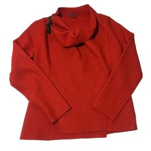 Eileen Fisher | Wool Drape Front Jacket